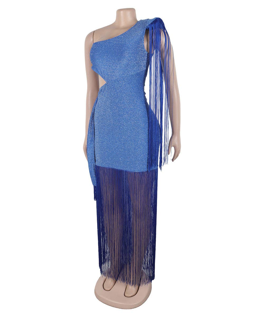 Fancy Fringe Gown