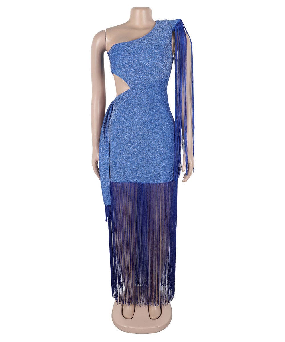 Fancy Fringe Gown