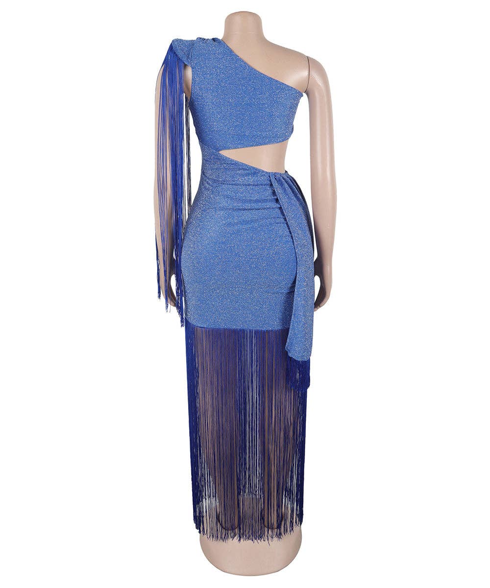 Fancy Fringe Gown